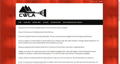Desktop Screenshot of cowomenslax.org